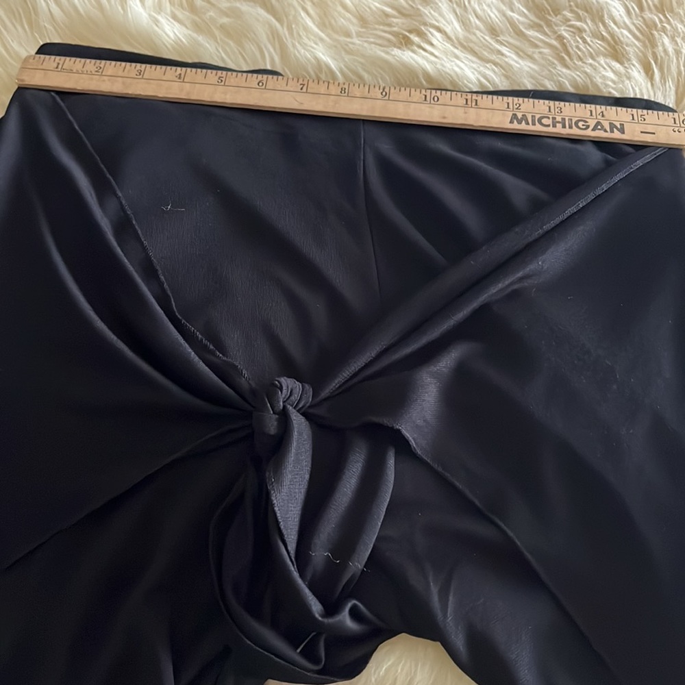 Mamatayoe European Black Open Leg Palazzo Pants - Picture 10 of 12